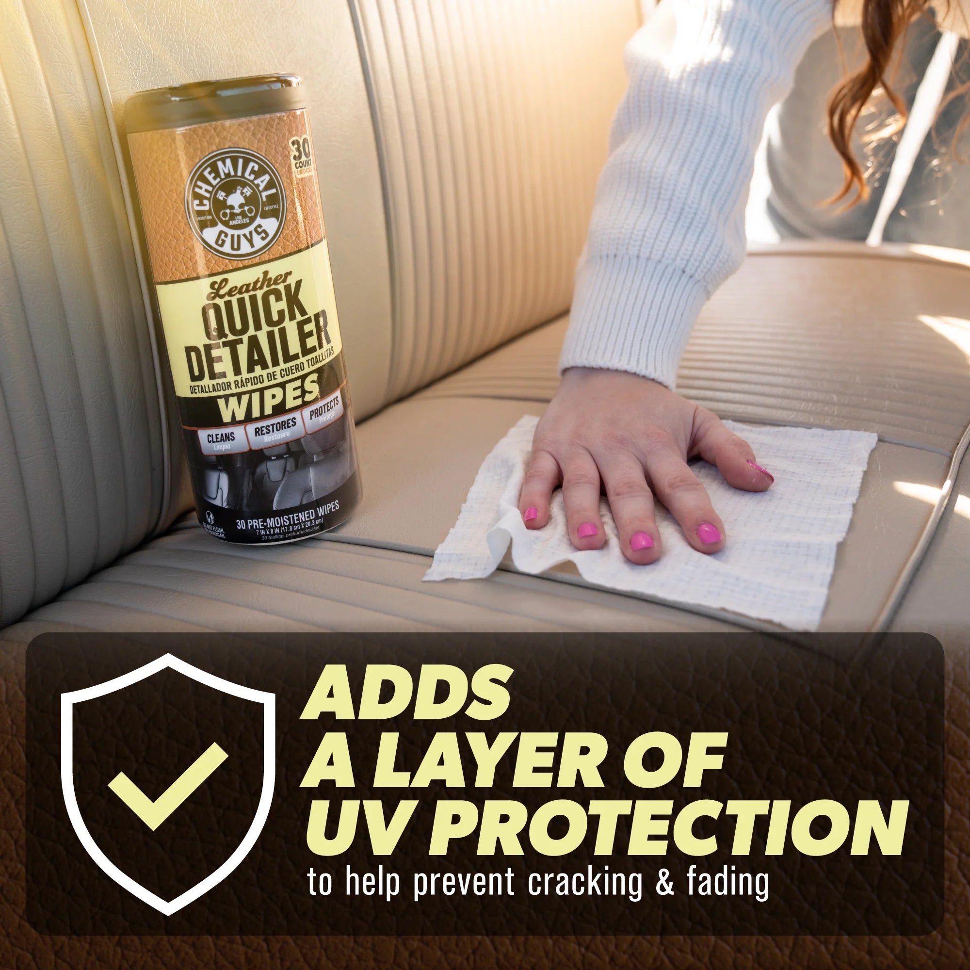 LeatherQuickDetailerWipes3-PackKit - Image 4