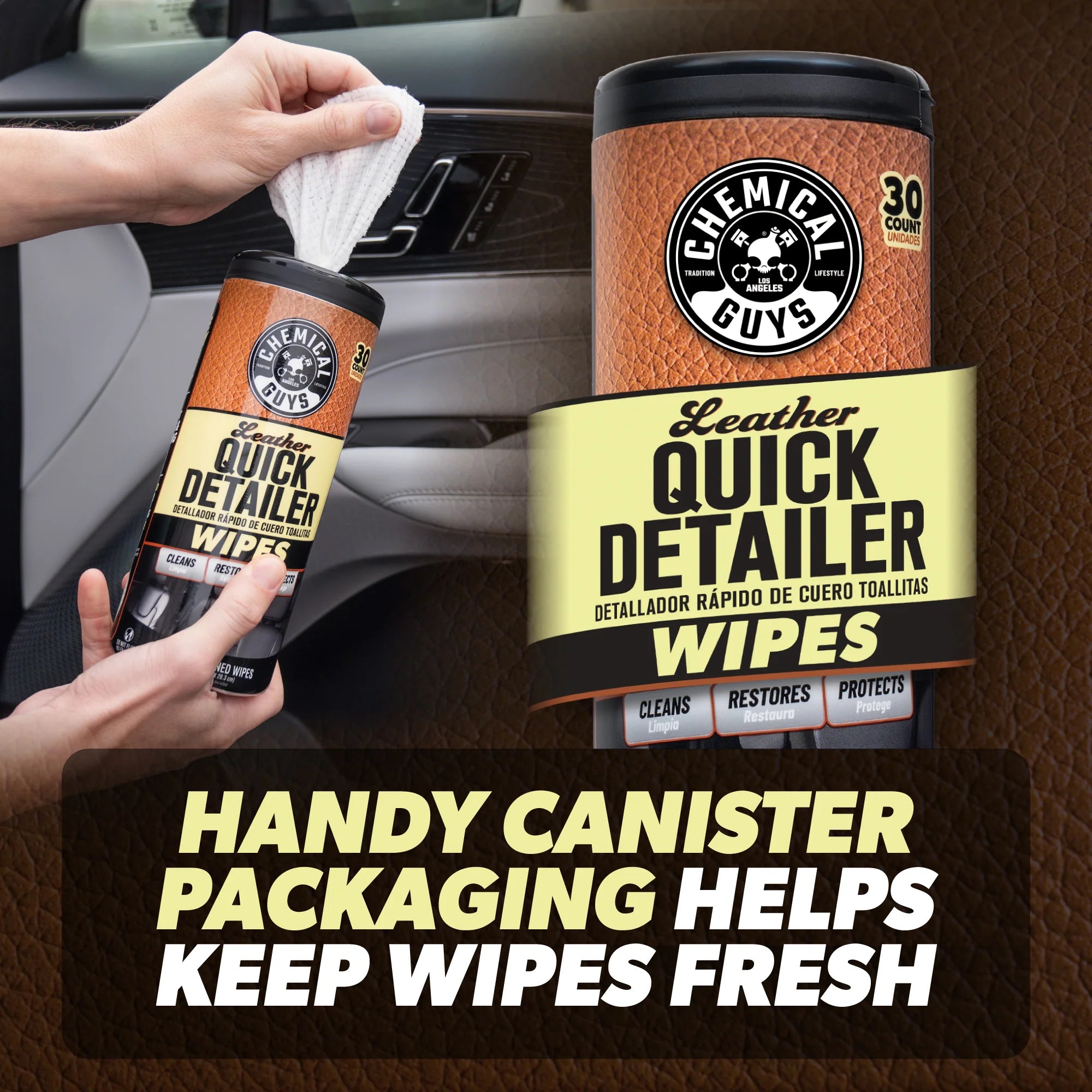 LeatherQuickDetailerWipes3-PackKit - Image 5