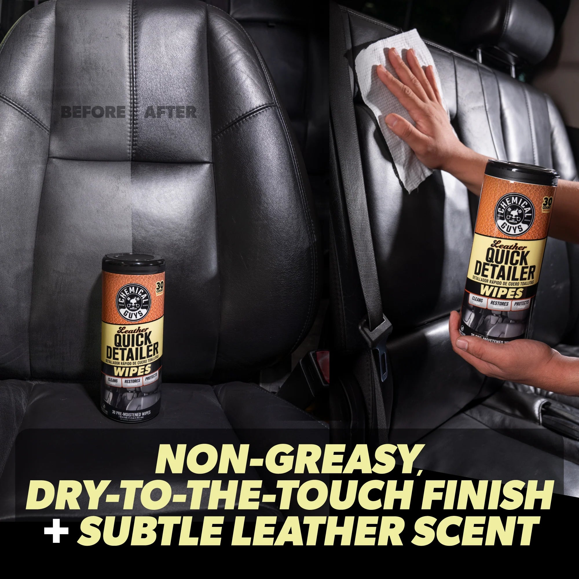 LeatherQuickDetailerWipes3-PackKit - Image 6
