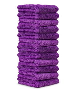 HappyEndingEdgelessMicrofiberTowels,16x1612-Pack