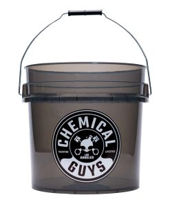 HeavyDutyUltraClearDetailingBucket,4.25Gal,SmokedObsidianBlack