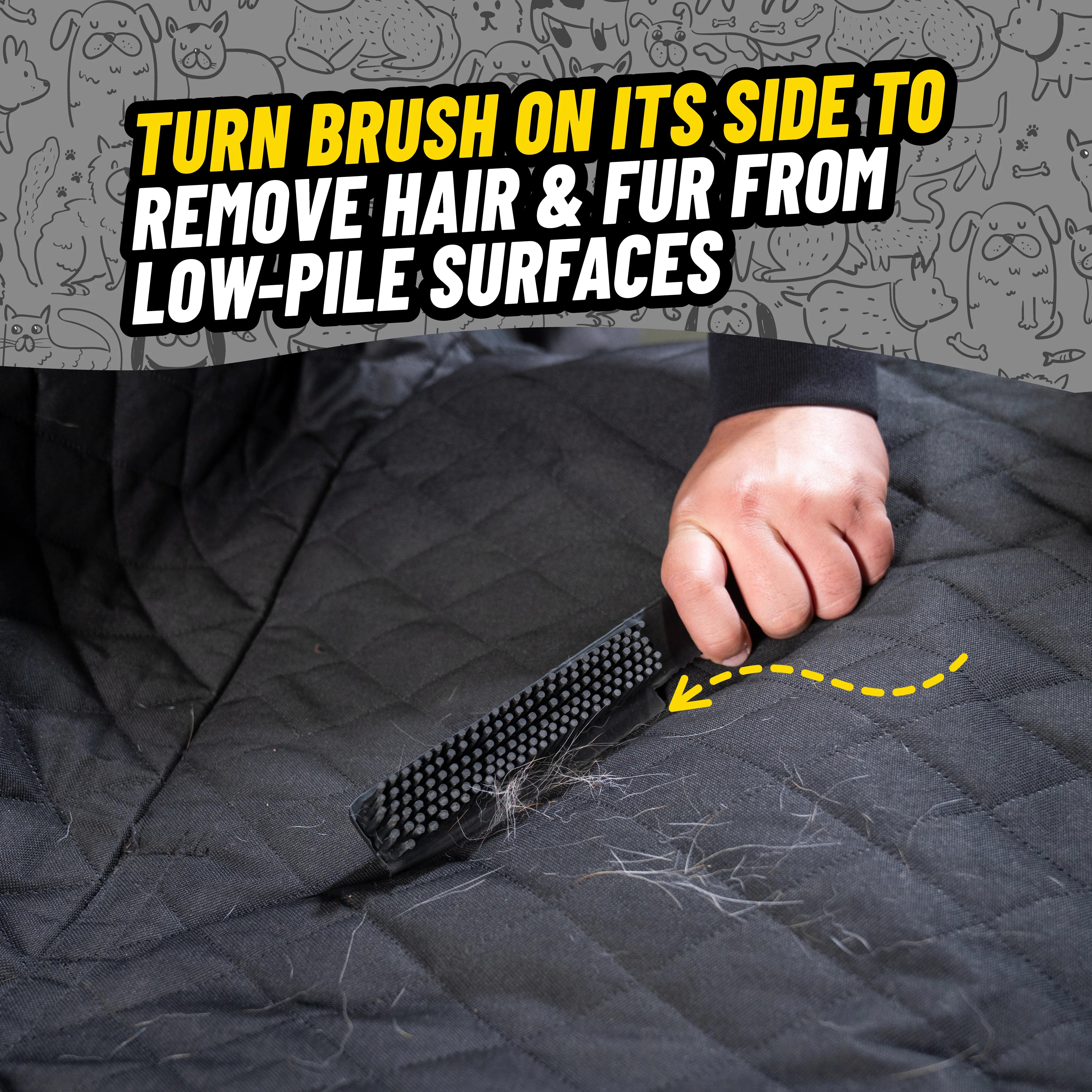 ProfessionalRubberPetHairRemovalBrush - Image 5