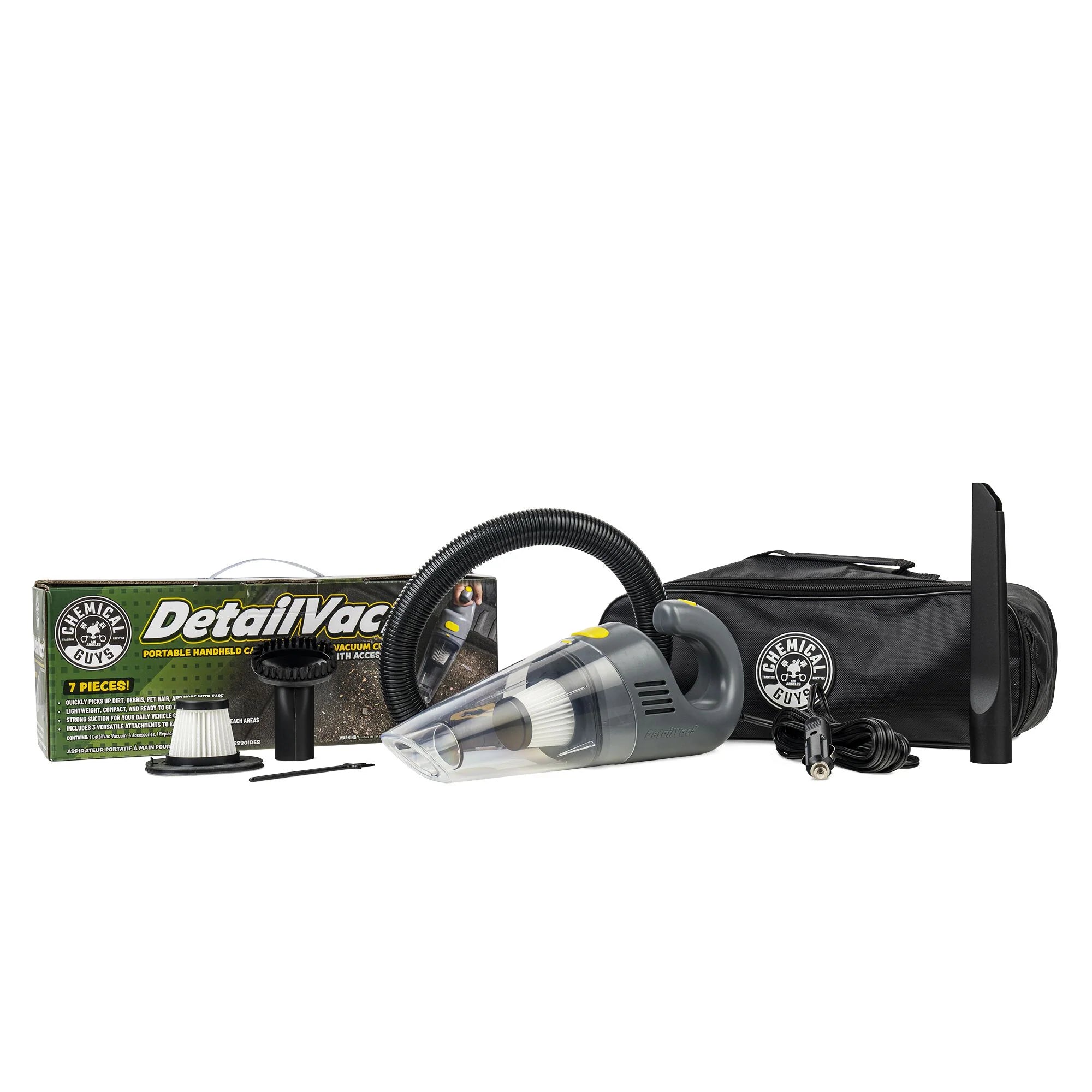 DetailVacCordedHandheldCarVacuumCleaner